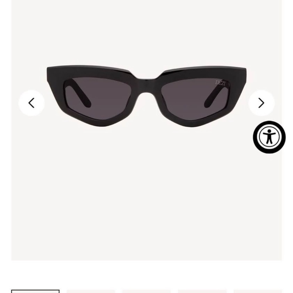 DEZI ON READ Black Sunglasses LIKE NEW (Box included!)
